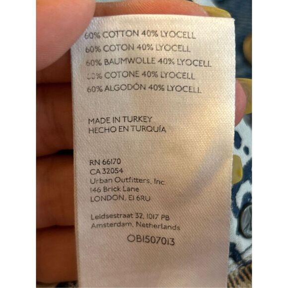 Care FP Super Sweeper Button Fly Wide-Leg Flood Jeans sz M - Picture 10 of 11